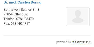 Dr med carsten doering