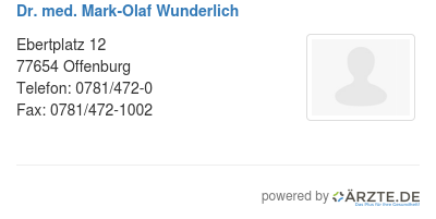 Dr med mark olaf wunderlich