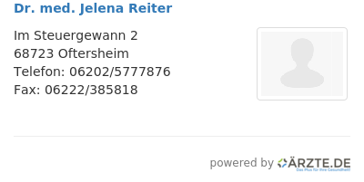 Dr med jelena reiter 645369
