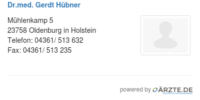 Dr med gerdt huebner