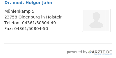 Dr med holger jahn 257616