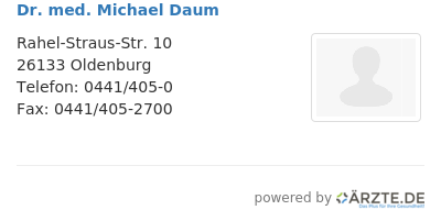 Dr med michael daum