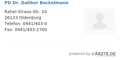 Pd dr dalibor bockelmann