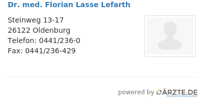 Dr med florian lasse lefarth