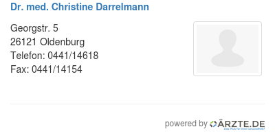 Dr med christine darrelmann