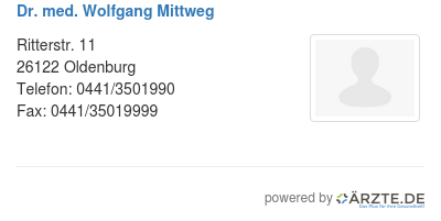 Dr med wolfgang mittweg