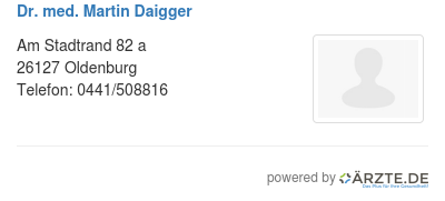 Dr med martin daigger