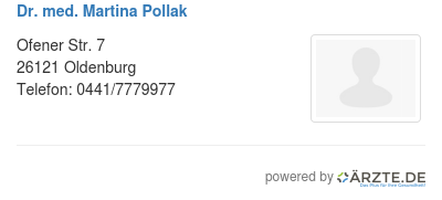 Dr med martina pollak