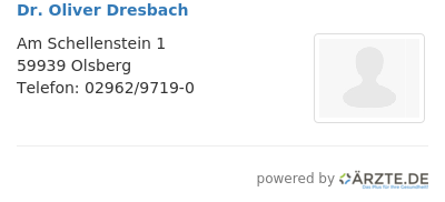 Dr oliver dresbach