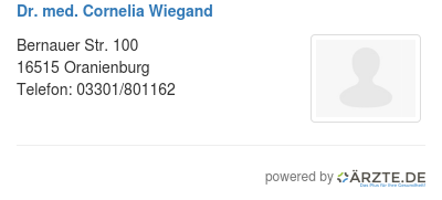 Dr med cornelia wiegand 331746