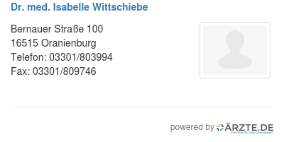Dr med isabelle wittschiebe 579598