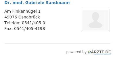 Dr med gabriele sandmann
