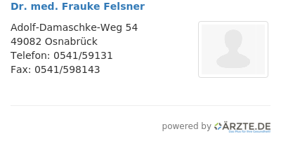 Dr med frauke felsner