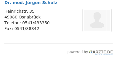 Dr med juergen schulz 253767