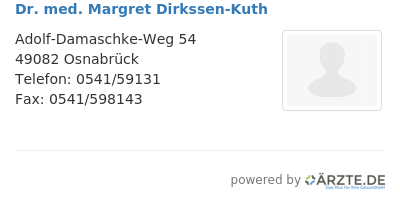Dr med margret dirkssen kuth