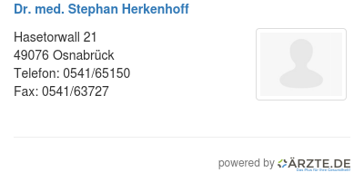 Dr med stephan herkenhoff