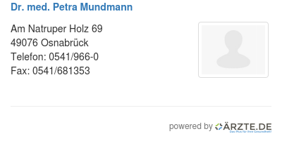 Dr med petra mundmann