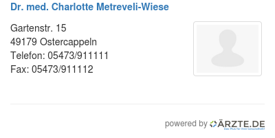 Dr med charlotte metreveli wiese 577543