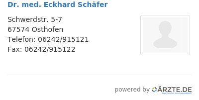 Dr med eckhard schaefer