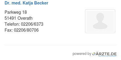 Dr med katja becker 594371