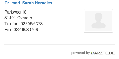 Dr med sarah heracles