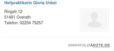 Heilpraktikerin gloria unkel