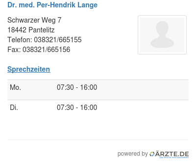 Dr med per hendrik lange