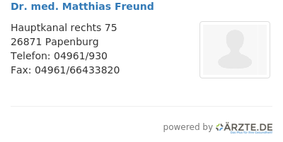 Dr med matthias freund 656984