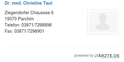 Dr med christine taut