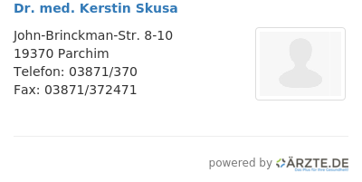 Dr med kerstin skusa