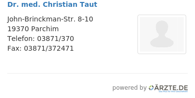 Dr med christian taut