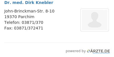 Dr med dirk knebler