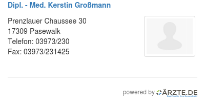Dipl med kerstin grossmann