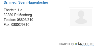 Dr med sven hagenlocher