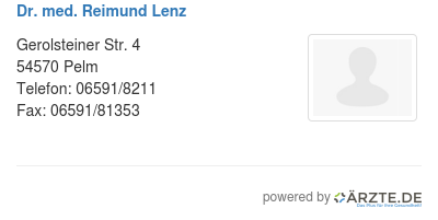 Dr med reimund lenz