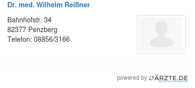 Dr med wilhelm reissner