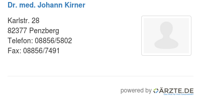Dr med johann kirner