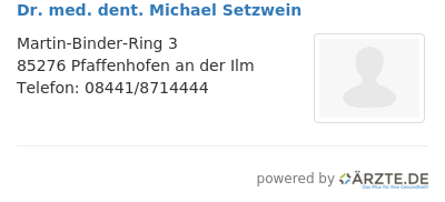 Dr med dent michael setzwein