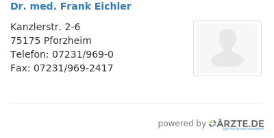 Dr med frank eichler