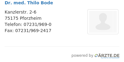 Dr med thilo bode 665149