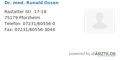 Dr med runald ossen
