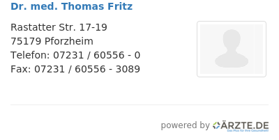 Dr med thomas fritz 536859