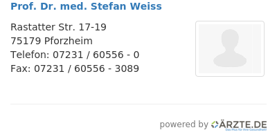 Prof dr med stefan weiss 575180