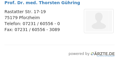 Prof dr med thorsten guehring 575247