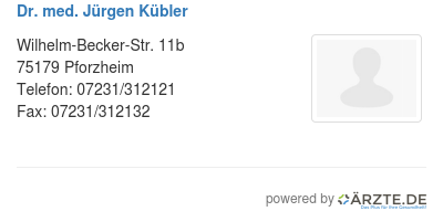 Dr med juergen kuebler 255074