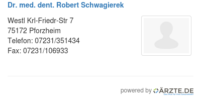 Dr med dent robert schwagierek