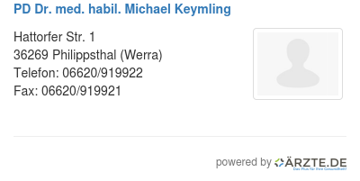 Pd dr med habil michael keymling 550504