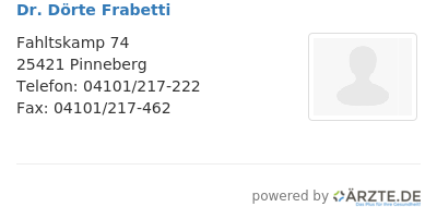 Dr doerte frabetti