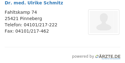 Dr med ulrike schmitz 558829
