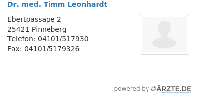 Dr med timm leonhardt